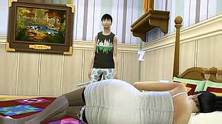 asian mom and son late night sex