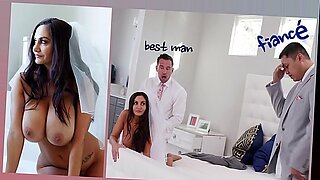 hot virgin spreads wide for doctor for exam to ensure virgin before sex