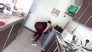 stepmom cheat in kitchen