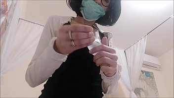a japanese psycho doctor force a japanese girl shopkeeper to give a blowjob to him at the shop