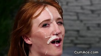 cumshot to own face shemale