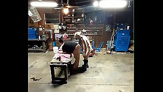 old fart gets young pussy for his auto service