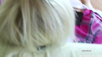 hairy blonde teen creampie