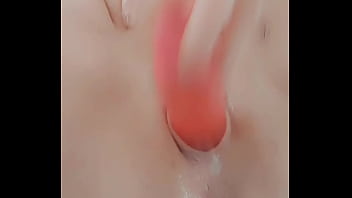 sexy blonde fingering up close