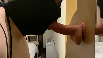 guy gets tied to to toilet and fucked by strap ons