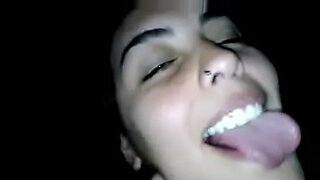 lesbians spit and swallow and suck cock