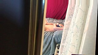 japanese aunt sex with nephew while husband near