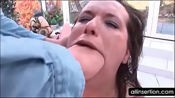 poor teen cant handle a big cock in her throat