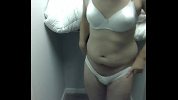bbw mature lingerie striptease