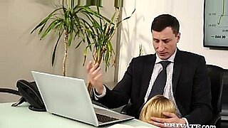 husband forces wife to fuck his boss for promotion