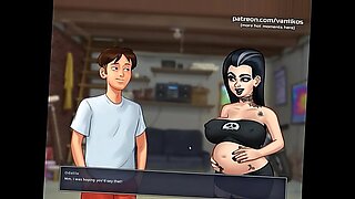 big boobs mom family stock videos