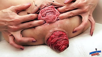 klarisa with a brutal anal dildo
