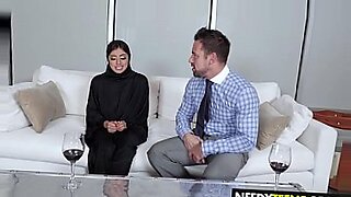 muslim girl boob press and liplock