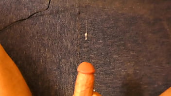 pussy masturbation with carrot on kitchen floor