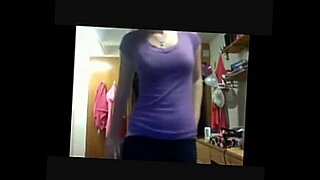 girl alone at home on hidden cam