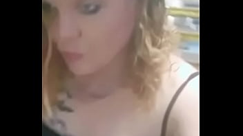 beautiful busty tranny in high heels gets ass licking and gives oral