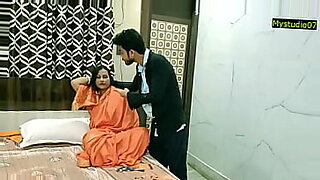 mom massage by a son